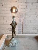 Brocante gouden Engel lamp, Ophalen of Verzenden