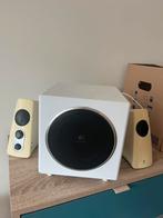 Geluidsinstallatie audio stereo met subwoofer, Computers en Software, Pc speakers, Ophalen, Gebruikt