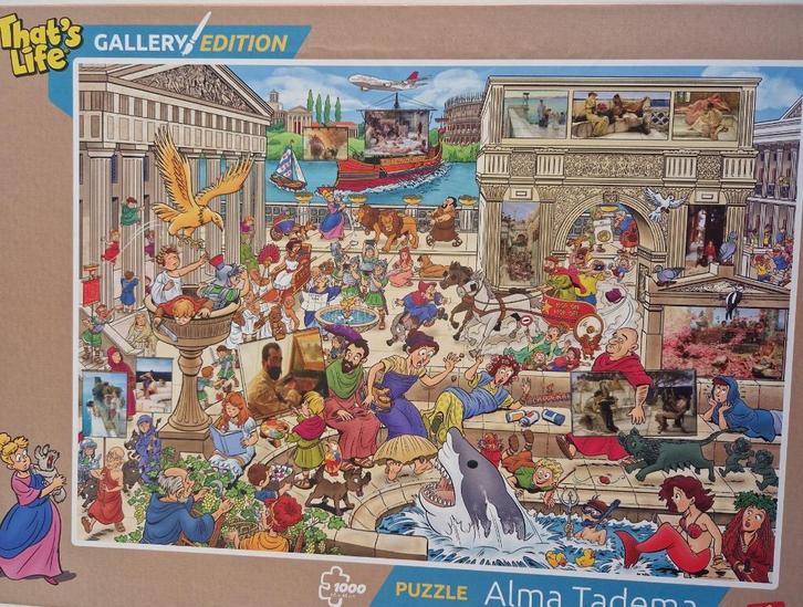 That's Life Puzzel – Alma Tadema - 1000 stukjes, Hobby en Vrije tijd, Denksport en Puzzels, Zo goed als nieuw, Legpuzzel, 500 t/m 1500 stukjes