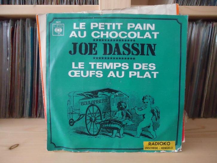 7" Single Joe Dassin - Le Petit Pain Au Chocolat / Le Temps, Cd's en Dvd's, Vinyl Singles, Gebruikt, Single, Pop, 7 inch, Ophalen of Verzenden