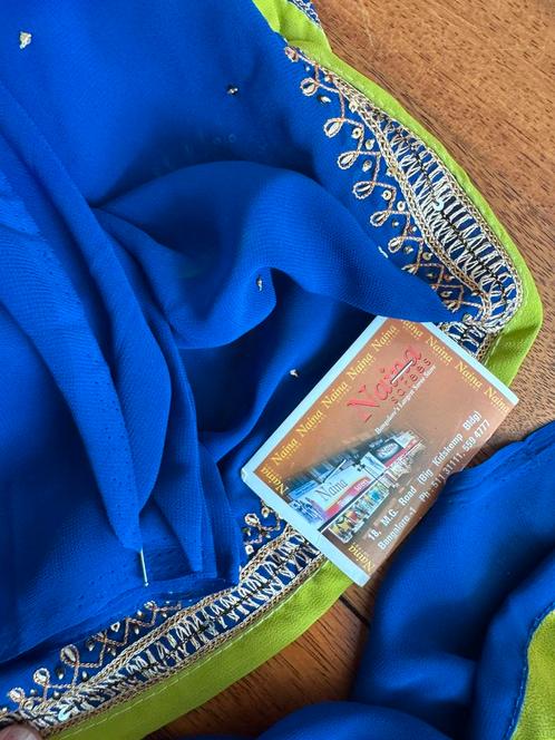 Naina Saree sari India Hindi Bollywood, Kleding | Dames, Gelegenheidskleding, Nieuw, Overige typen, Blauw, Ophalen of Verzenden