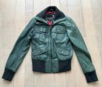 Nieuwe leren bomberjack van Goosecraft, maat L, Ophalen of Verzenden, Nieuw, Maat 38/40 (M), Groen