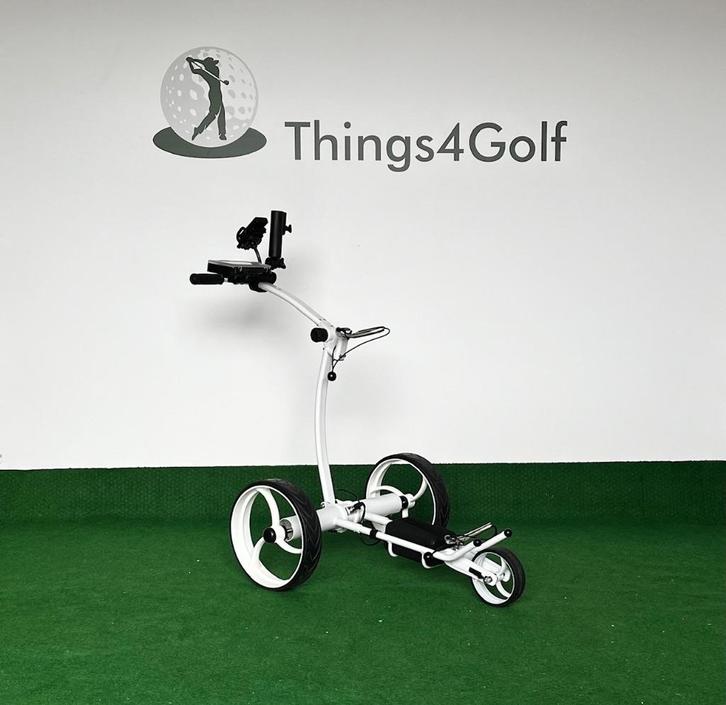 Elektrische Golftrolley aluminium Things4Golf, Sport en Fitness, Golf, Nieuw, Golfkar, Overige merken, Ophalen of Verzenden