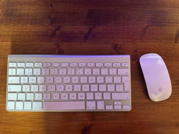 Apple draadloos toetsenbord en draadloze muis beschikbaar voor biedingen