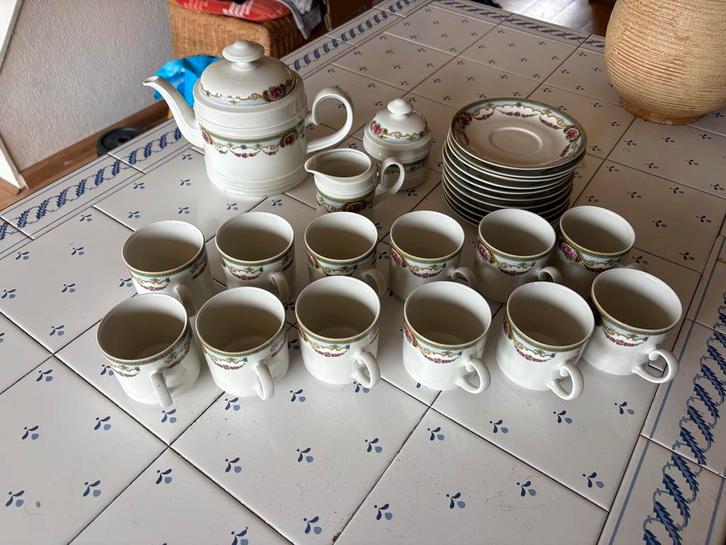 Compleet Theeservies Tirschenreuth Bavaria, Huis en Inrichting, Keuken | Servies, Zo goed als nieuw, Compleet servies, Overige stijlen