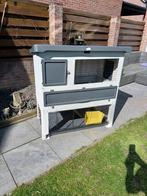 Ferplast konijnenhok Grand Lodge 120 plus, Dieren en Toebehoren, 110 cm of meer, Ophalen of Verzenden, Zo goed als nieuw, 90 cm of meer