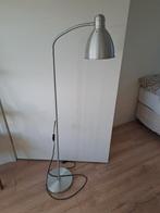 Ikea Lerstra sta lamp zilver, Huis en Inrichting, Lampen | Vloerlampen, Ophalen of Verzenden, Gebruikt