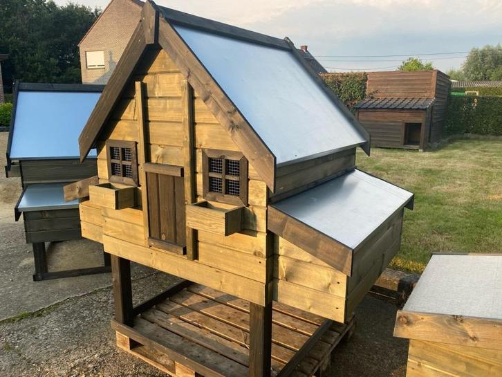 Kippenhok cancun 12 met mestlade, Dieren en Toebehoren, Pluimvee | Toebehoren, Nieuw, Kippenhok of Kippenren, Ophalen