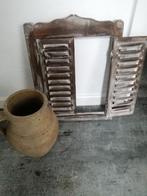 Houten Decoraam met Stenen Kan, Ophalen, Gebruikt