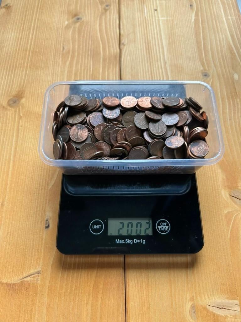 2kg Amerikaanse centen (1), Ophalen of Verzenden, Noord-Amerika