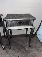 Zilveren nachtkastjes, Ophalen, Gebruikt, Hout, Minder dan 45 cm