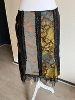 Des Filles à la Vanillé,rok, velours/kant/borduursel, maat M, Ophalen of Verzenden, Zo goed als nieuw, Maat 38/40 (M), Bruin