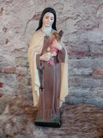 Antiek brocant heiligenbeeld Theresia  Hoogte is 33 cm, Antiek en Kunst, Ophalen of Verzenden