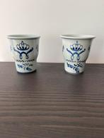 2 antieke bekers. Wilhelmina 1898-1948, Ophalen of Verzenden, Zo goed als nieuw, Nederland, Servies
