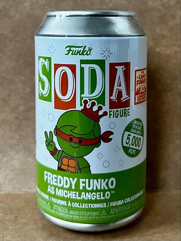 Funko Soda Freddy Funko Michelangelo - Limited Edition beschikbaar voor biedingen