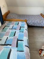 Houten Eenpersoonsbedden, Huis en Inrichting, Slaapkamer | Bedden, 90 cm, Eenpersoons, Zo goed als nieuw, Hout