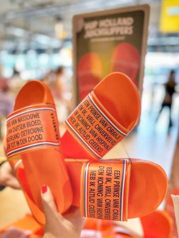 Oranje badslippers - Juichslippers van Jumbo beschikbaar voor biedingen