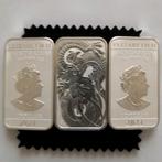 3 keer Rectangle 2021 Australia, Ophalen of Verzenden, Zilver