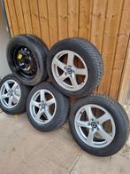 Volvo Velgen met Winterbanden + Reservewiel, Gebruikt, 16 inch, Banden en Velgen, Personenwagen