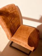 6 industriele stoelen leer Cognac, Huis en Inrichting, Ophalen of Verzenden, Zo goed als nieuw, 75 tot 100 cm, Leer