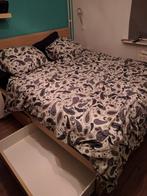 Malm Ikea bedframe met lades, 160 cm, Zo goed als nieuw, Hout, Ophalen