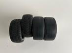 Banden met velg 1/10 rc auto, Hobby en Vrije tijd, Modelbouw | Radiografisch | Auto's, Ophalen of Verzenden, Gebruikt, Onderdeel