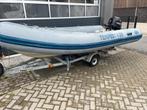 Capelli Tempest 430, Tohatsu 30pk (2016) & Pega trailer, Watersport en Boten, Zo goed als nieuw, Benzine, Minder dan 70 pk, Overige materialen