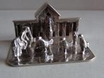 Miniatuur zilver l108c KIPPEN HAAN HOK ZILVEREN MINIATUREN, Antiek en Kunst, Verzenden, Zilver