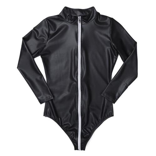 Dames zwarte bodysuit met rits catsuit sexy maat 36 40 42, Kleding | Dames, Carnavalskleding en Feestkleding, Nieuw, Kleding, Verzenden