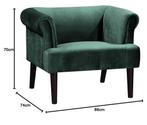 ATLANTIC home collection Fauteuil Charlie Loungestoel t koop, Minder dan 75 cm, Ophalen of Verzenden, Zo goed als nieuw, Stof