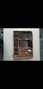 BESTEKSET  EDELMETAAL 18/10  NIEUW    12 PERONEN, Ophalen, Zo goed als nieuw, Toebehoren