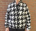 Seasons fleece jas - pied de poule  - maat 38 40, Kleding | Dames, Ophalen of Verzenden, Zo goed als nieuw, Maat 38/40 (M), Zwart