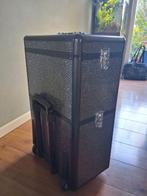 Kapperskoffer, Ophalen, Zwart, Zo goed als nieuw, Met slot