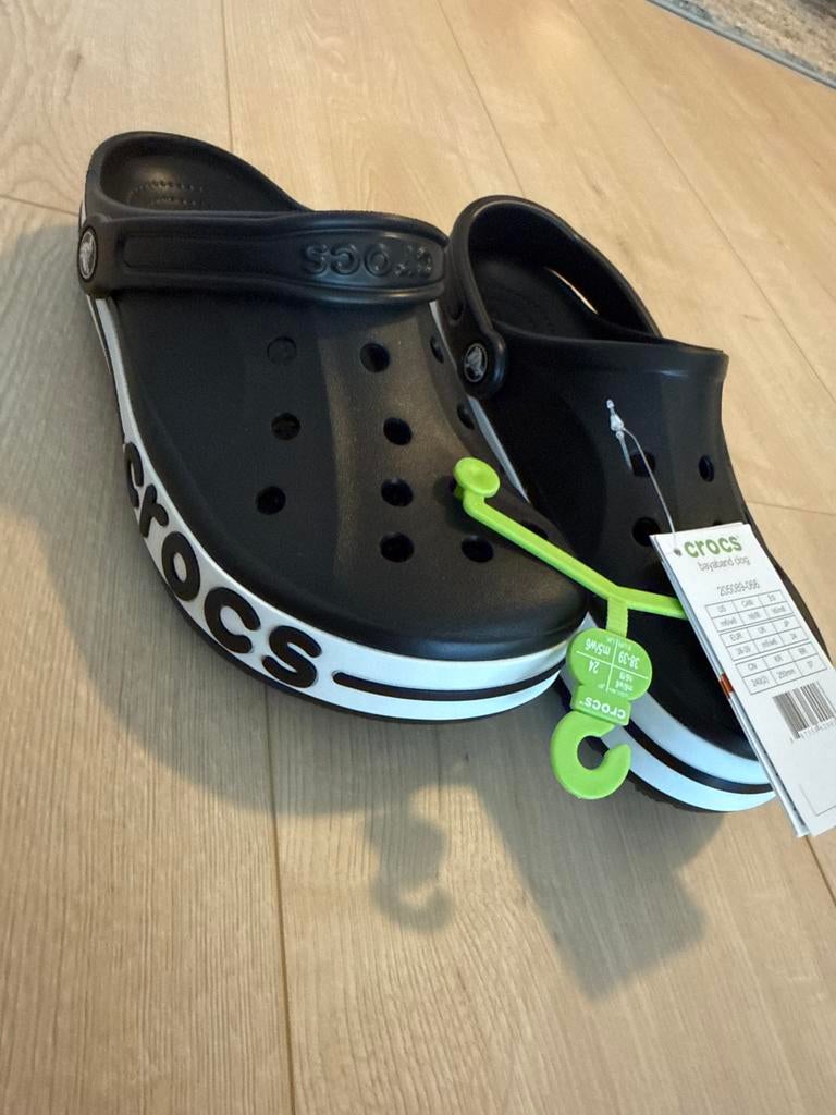 Nieuwe Crocs Bayaband Clog Zwart Maat 38-39, Kleding | Dames, Schoenen, Ophalen of Verzenden, Nieuw, Zwart, Slippers