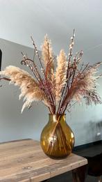 Grote vaas met droogbloemen, Huis en Inrichting, Ophalen, Zo goed als nieuw