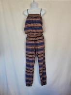 Gave blauw-bruine jumpsuit mt S merk City Life, Kleding | Dames, Jumpsuits, Blauw, ., Ophalen of Verzenden, Zo goed als nieuw