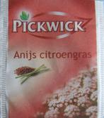 Een enkel theezakje van pickwick - smaak anijs citroengras, Verzenden, Theezakje(s)