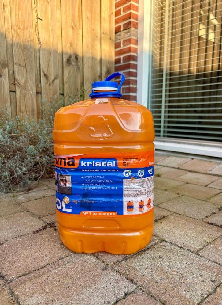 Qlima Kachelbrandstof Kristal 20 liter – Premium Petroleum, Huis en Inrichting, Kachels, Zo goed als nieuw, Petroleumkachel, Overige brandstoffen
