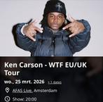 Ken Carson ticket Amsterdam 25 maart 2026, Tickets en Kaartjes, Eén persoon, Maart