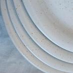 John Tams set van 4 gespikkelde dinerborden, Huis en Inrichting, Ophalen of Verzenden, Zo goed als nieuw, Overige stijlen, Nvt