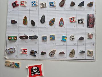Lego vlag schild islander piraat ridder onderdelen knight  beschikbaar voor biedingen