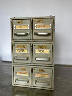 Vintage archiefkastjes 68x, Ophalen, Minder dan 50 cm, Gebruikt, Minder dan 100 cm