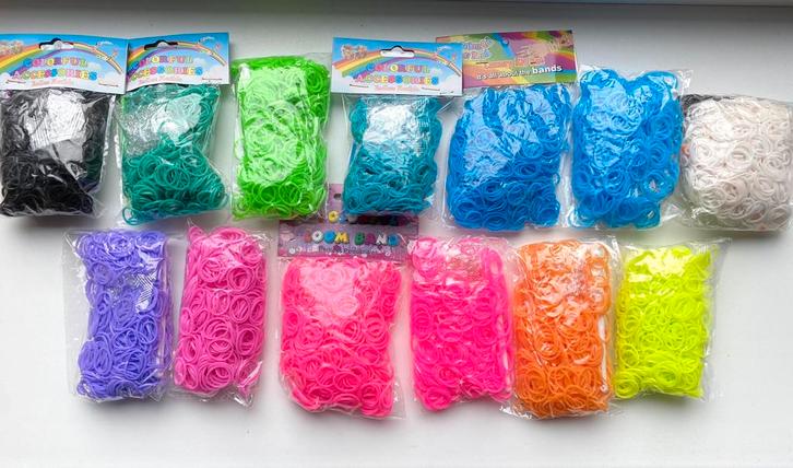Loom elastiekjes - loombandjes nieuw, Hobby en Vrije tijd, Overige Hobby en Vrije tijd, Zo goed als nieuw, Ophalen of Verzenden