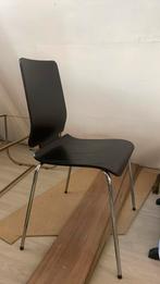 Ikea gilbert eetkamerstoel zwart, Huis en Inrichting, Stoelen, Ophalen, Zwart, Eén