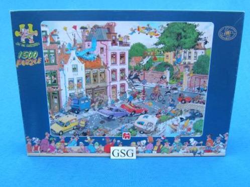 Jan van Haasteren vrijdag de 13e 1500 st nr. 00981-02, Hobby en Vrije tijd, Denksport en Puzzels, Zo goed als nieuw, Legpuzzel