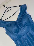 Prachtige blauwe galajurk S, Kleding | Dames, Jurken, Ophalen, Blauw, Zo goed als nieuw, Maat 36 (S)