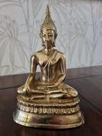 Prachtige Thaise Boeddha van Messing., Antiek en Kunst, Ophalen of Verzenden