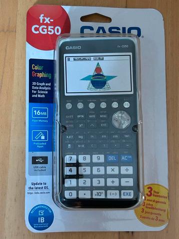 Casio fx-CG50 Grafische Rekenmachine - Zo goed als nieuw beschikbaar voor biedingen