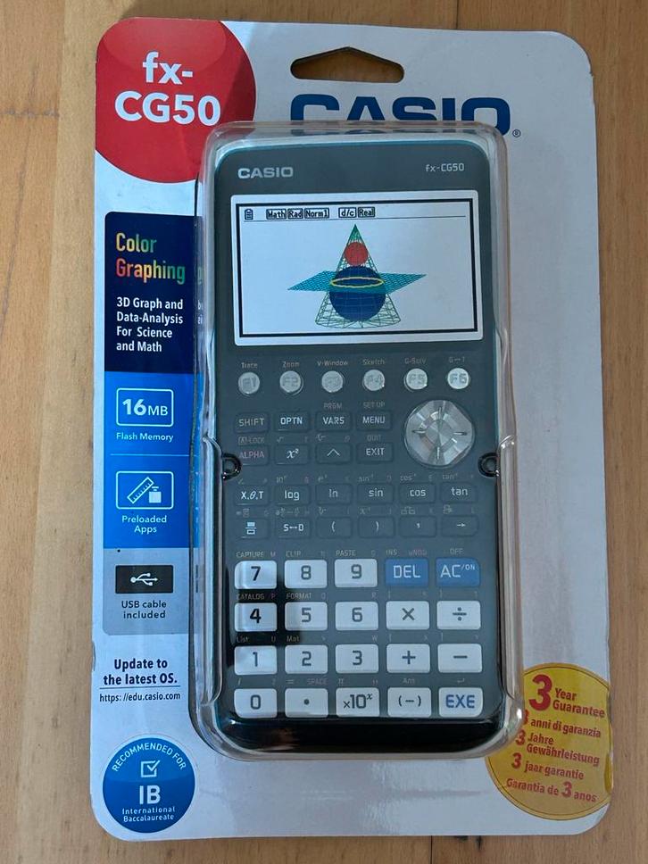 Casio fx-CG50 Grafische Rekenmachine - Zo goed als nieuw, Diversen, Rekenmachines, Zo goed als nieuw, Ophalen of Verzenden