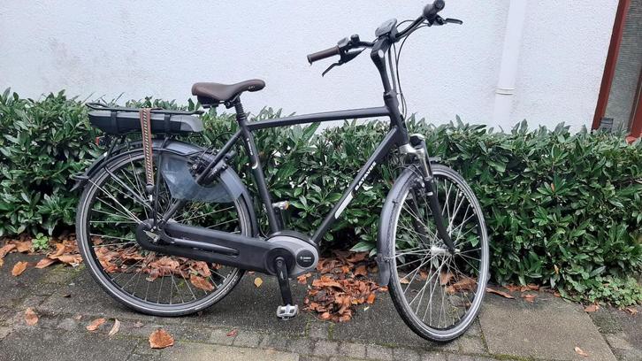 Te koop Batavus Milano E-Go e-bike, Fietsen en Brommers, Elektrische fietsen, Zo goed als nieuw, Batavus, 55 tot 59 cm, 50 km per accu of meer